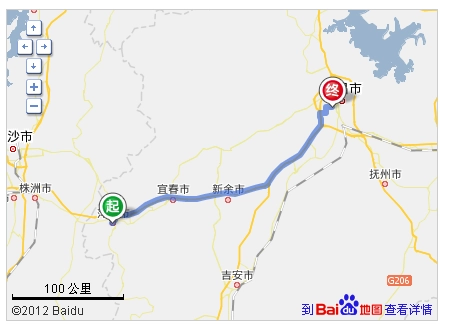 从萍乡出发到江西旅游商贸和江西建设职业技术学院怎么走路线最合理