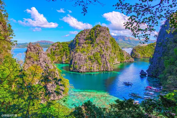 菲律宾最神奇的海景，海中有山山中有湖，宛如“海上九寨沟”