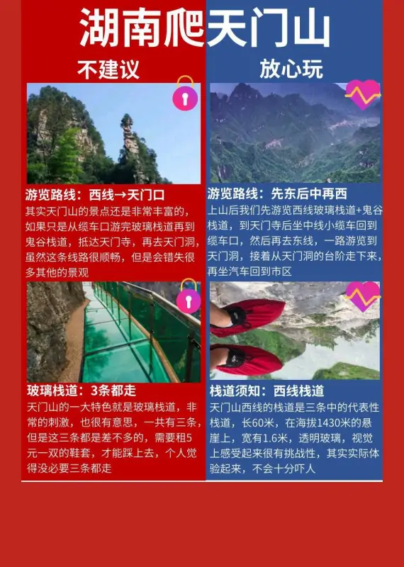 毕业第1次爬天门山，须知美食