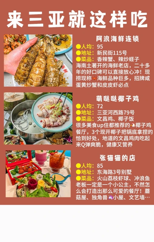 三亚美食小吃毕业来吃！