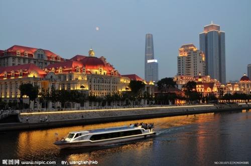 天津市里那能坐海河游船