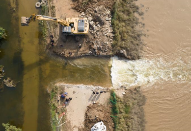 山西介休汾河湿地公园遭遇洪水倒灌,洪水倒灌造成了多少经济损失?