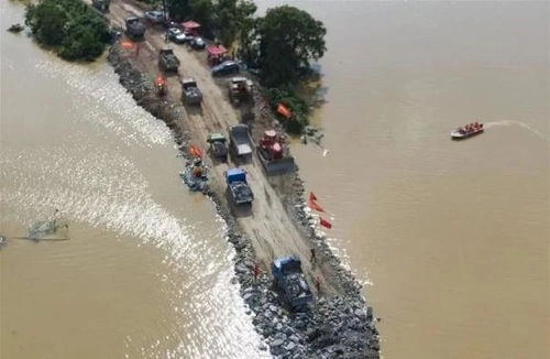 山西介休汾河湿地公园遭遇洪水倒灌，洪水倒灌造成了多少经济损失？